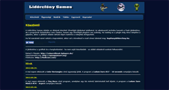 Desktop Screenshot of games.lidercfeny.hu